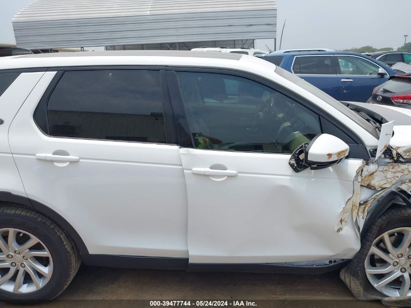 2018 Land Rover Discovery Sport Hse VIN: SALCR2RX8JH723380 Lot: 39477744