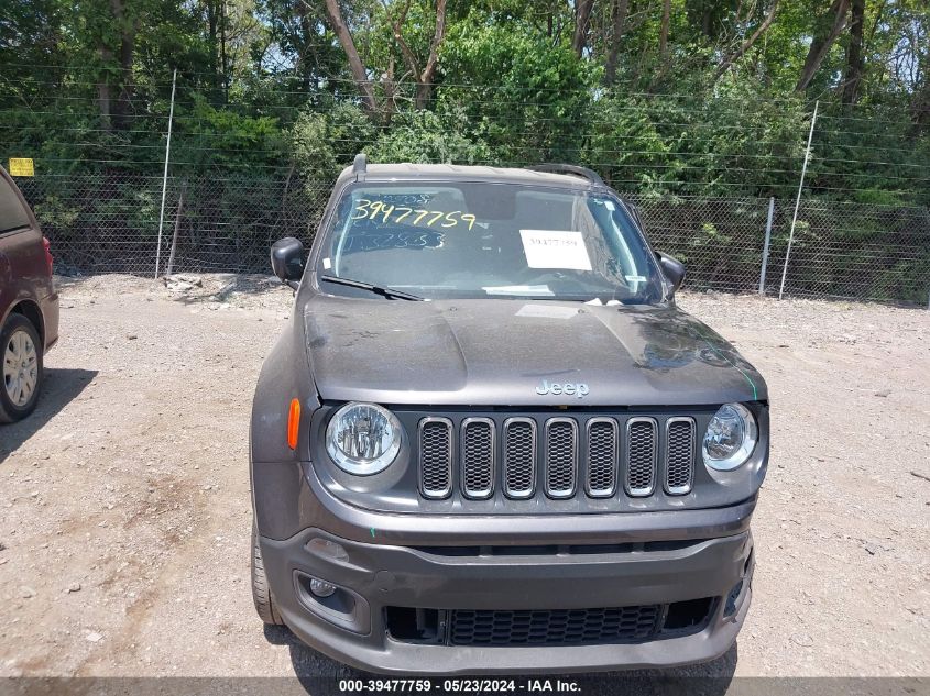 2018 Jeep Renegade Latitude 4X4 VIN: ZACCJBBB7JPJ32833 Lot: 39477759