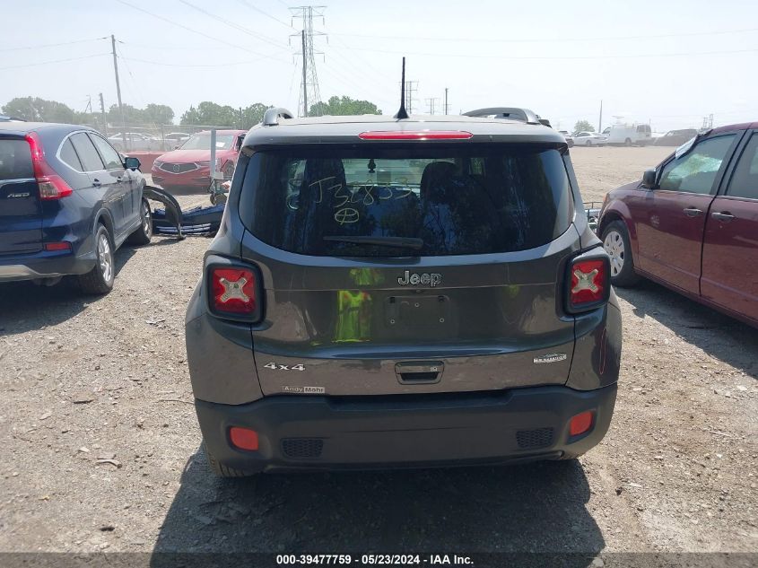 2018 Jeep Renegade Latitude 4X4 VIN: ZACCJBBB7JPJ32833 Lot: 39477759