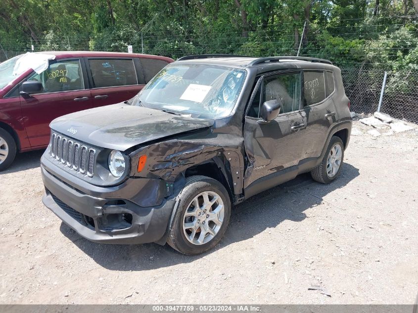 2018 Jeep Renegade Latitude 4X4 VIN: ZACCJBBB7JPJ32833 Lot: 39477759