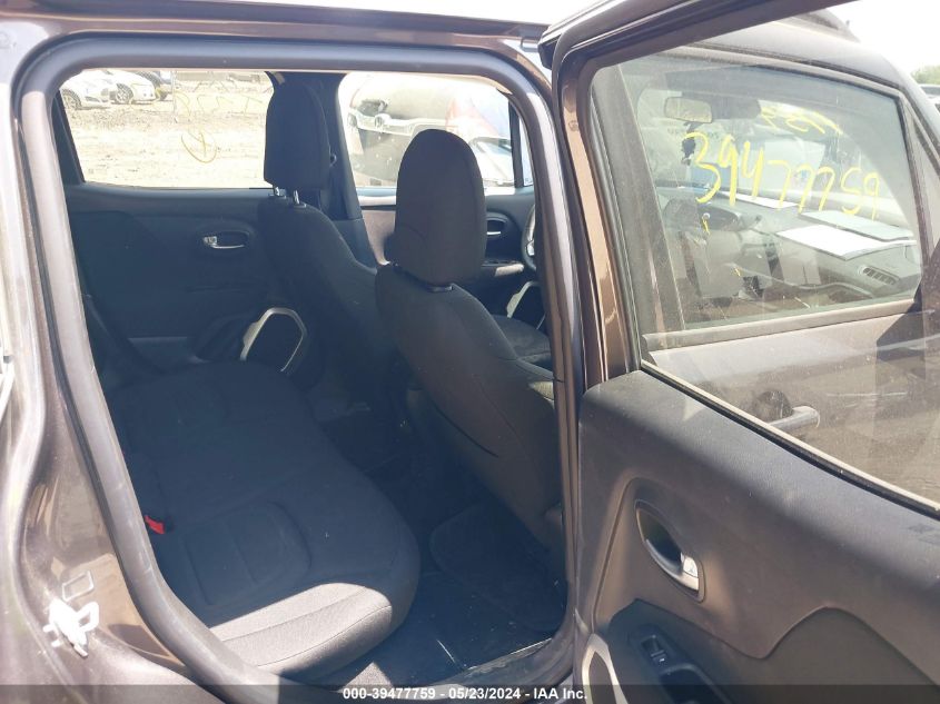 2018 Jeep Renegade Latitude 4X4 VIN: ZACCJBBB7JPJ32833 Lot: 39477759