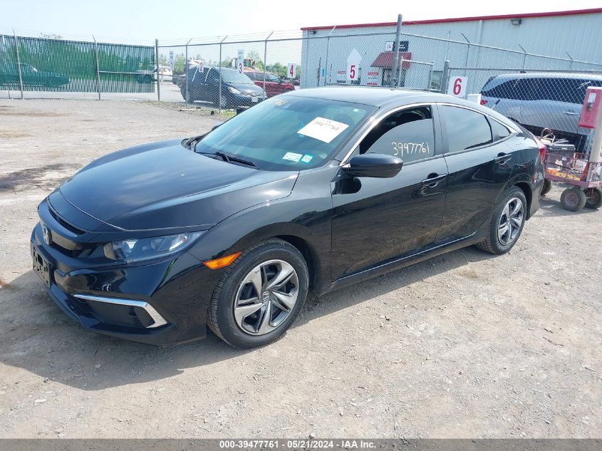 2020 Honda Civic Lx VIN: 2HGFC2F65LH601544 Lot: 39477761