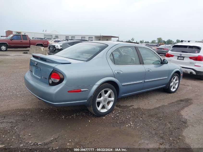 2000 Nissan Maxima Gle/Gxe/Se VIN: JN1CA31D8YT528783 Lot: 39477777