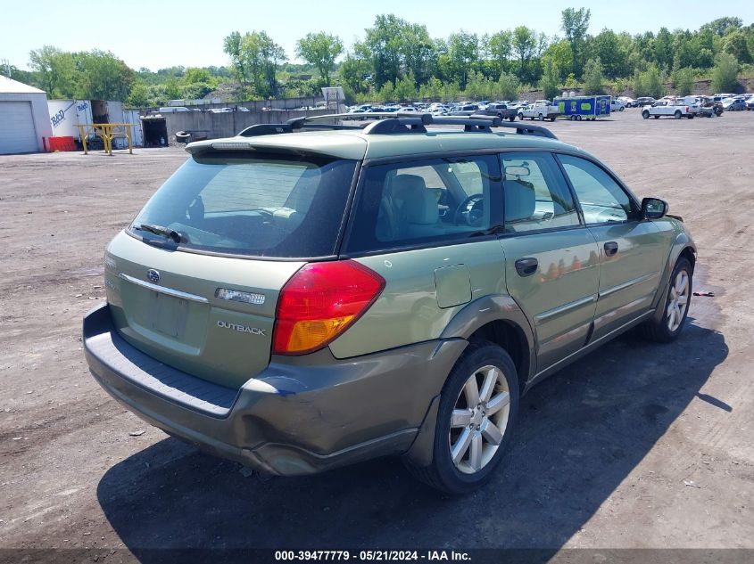 2006 Subaru Outback 2.5I VIN: 4S4BP61C467355362 Lot: 39477779