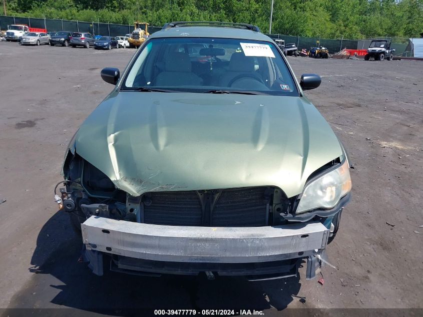 2006 Subaru Outback 2.5I VIN: 4S4BP61C467355362 Lot: 39477779