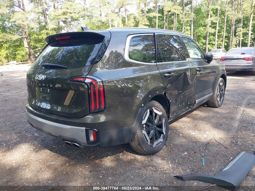 2024 Kia Telluride Ex VIN: 5XYP34GCXRG445141 Lot: 39477784