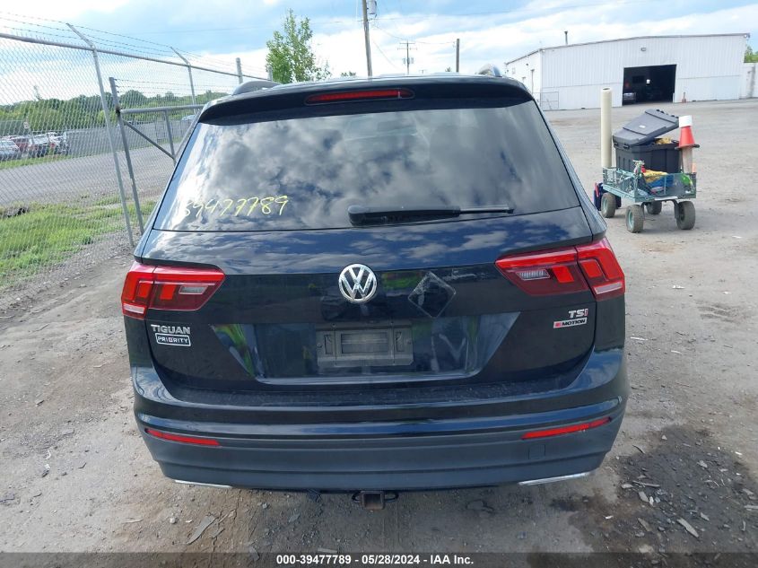 2018 Volkswagen Tiguan 2.0T S VIN: 3VV0B7AX3JM119997 Lot: 39477789