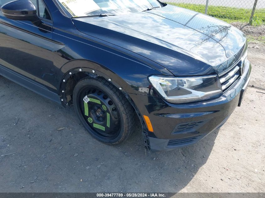 2018 Volkswagen Tiguan 2.0T S VIN: 3VV0B7AX3JM119997 Lot: 39477789