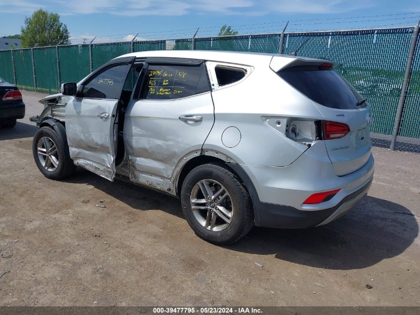 2018 Hyundai Santa Fe Sport 2.4L VIN: 5XYZTDLB3JG521650 Lot: 39477795