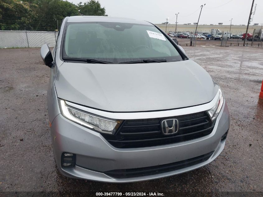 2022 Honda Odyssey Ex-L VIN: 5FNRL6H79NB060127 Lot: 39477799