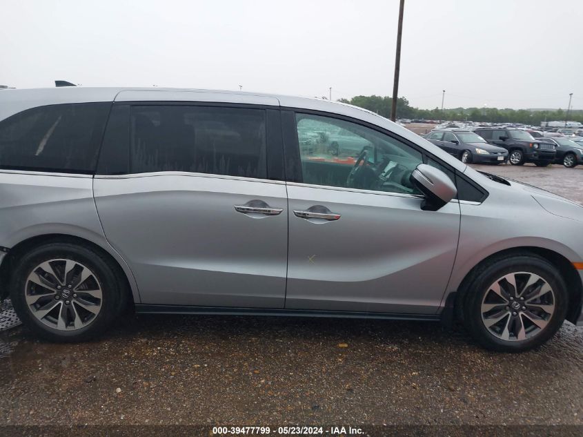 2022 Honda Odyssey Ex-L VIN: 5FNRL6H79NB060127 Lot: 39477799