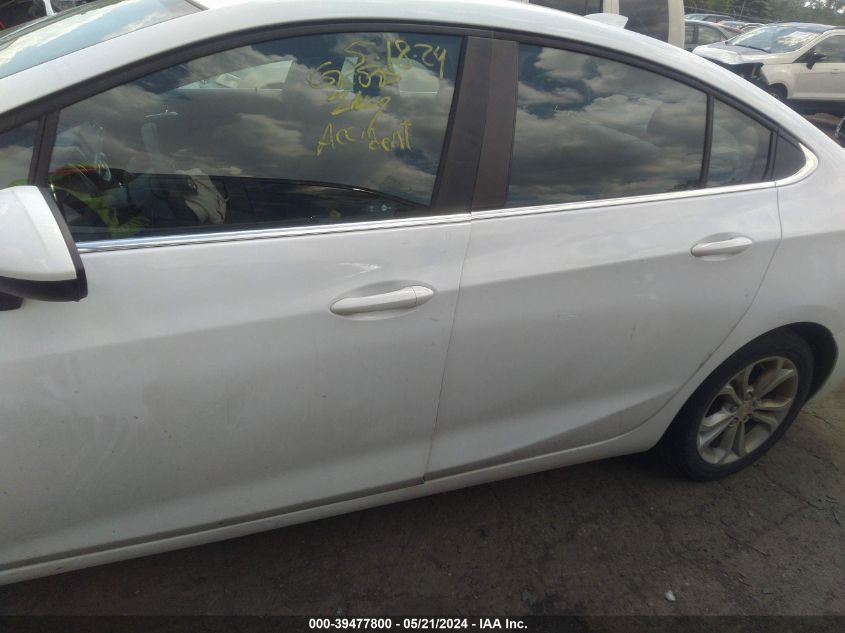 2019 Chevrolet Cruze Lt VIN: 1G1BE5SM0K7115112 Lot: 39477800