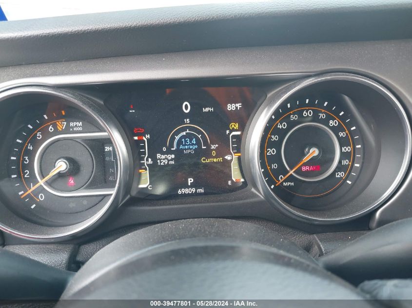 2021 Jeep Gladiator Texas Trail 4X4 VIN: 1C6HJTAG2ML618817 Lot: 39477801