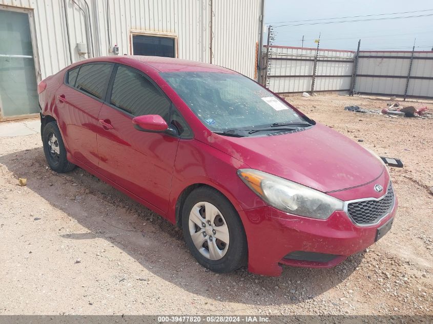 2016 Kia Forte Lx VIN: KNAFK4A67G5606890 Lot: 39477820