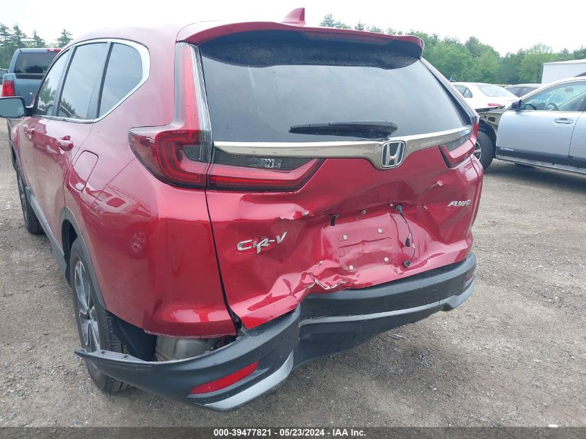 2021 Honda Cr-V Awd Ex-L VIN: 2HKRW2H85MH647613 Lot: 39477821