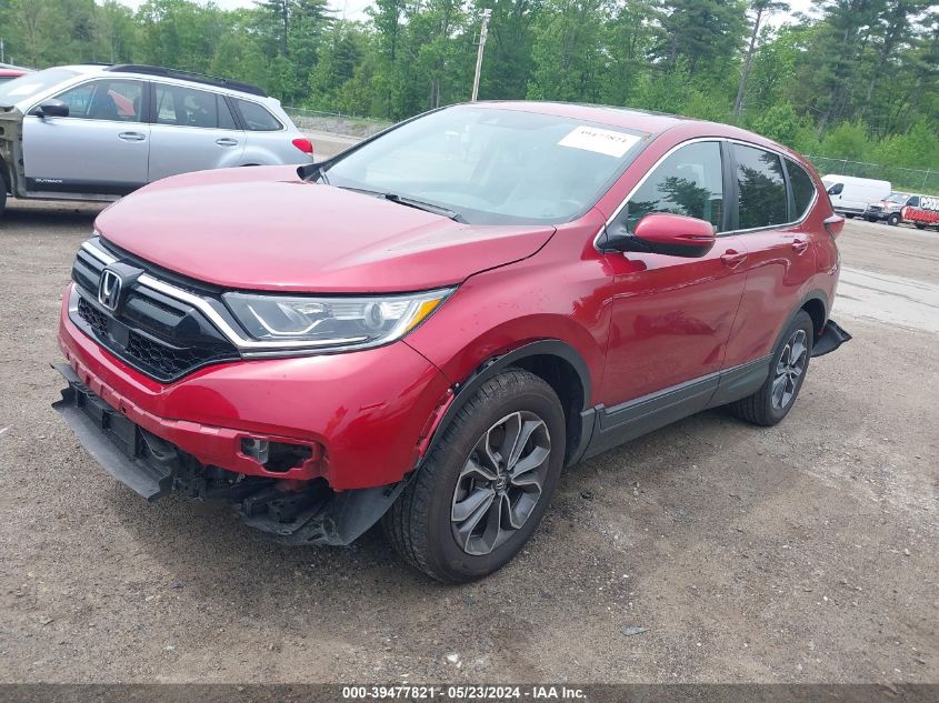 2021 Honda Cr-V Awd Ex-L VIN: 2HKRW2H85MH647613 Lot: 39477821