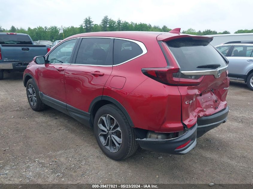 2021 Honda Cr-V Awd Ex-L VIN: 2HKRW2H85MH647613 Lot: 39477821