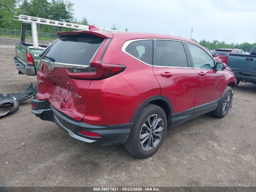 2021 Honda Cr-V Awd Ex-L VIN: 2HKRW2H85MH647613 Lot: 39477821