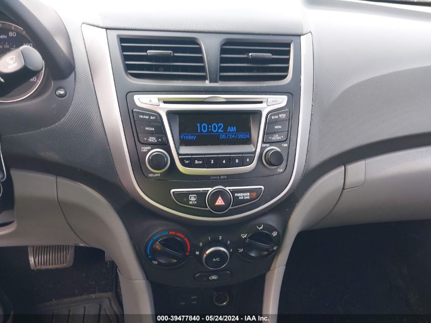 2017 Hyundai Accent Se VIN: KMHCT4AE2HU194164 Lot: 39477840