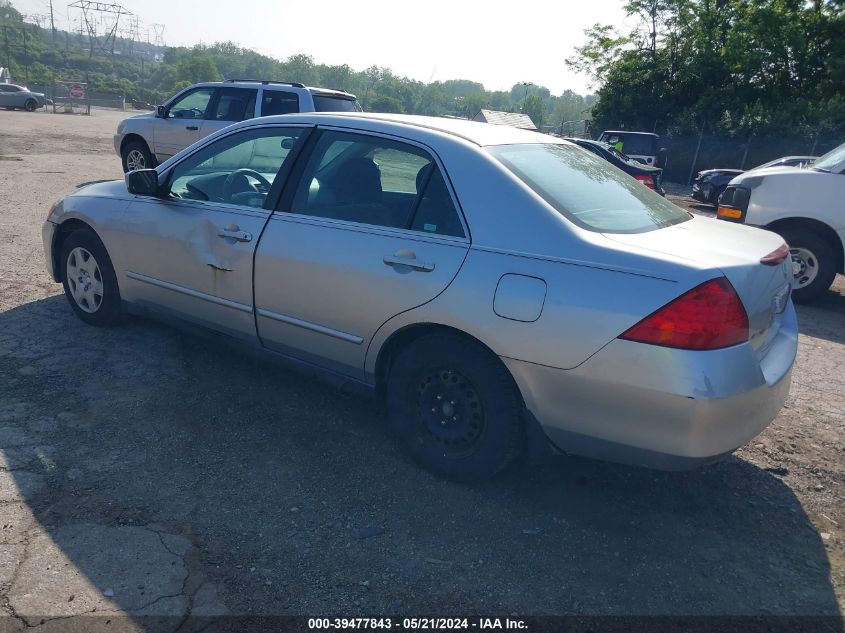 2006 Honda Accord 2.4 Lx VIN: 1HGCM56436A146762 Lot: 39477843