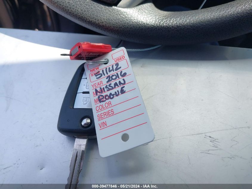 2016 Nissan Rogue S VIN: 5N1AT2MT0GC860464 Lot: 39477846