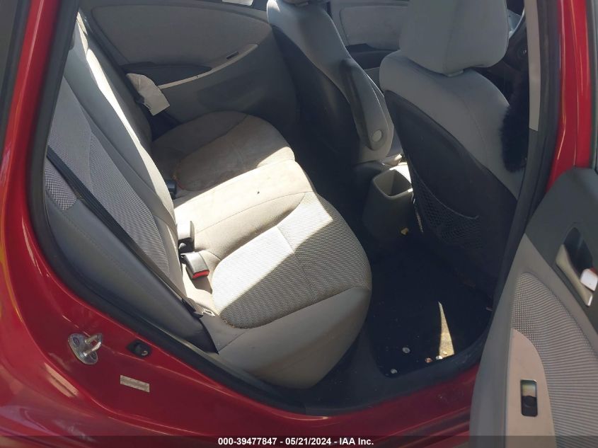 2012 Hyundai Accent Gs VIN: KMHCT5AE2CU012767 Lot: 39477847