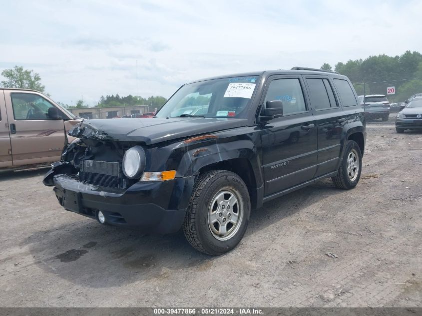 2014 Jeep Patriot Sport VIN: 1C4NJPBA1ED642356 Lot: 39477866