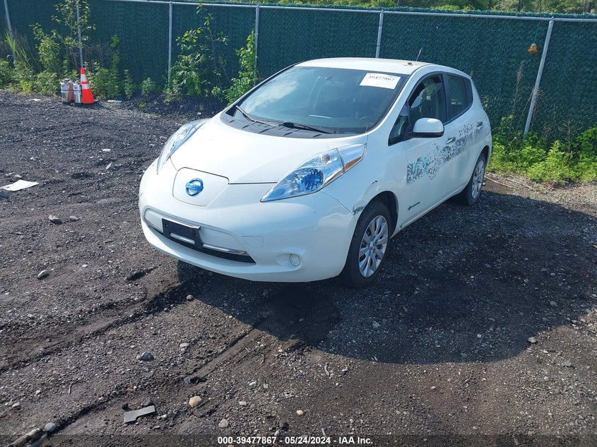 2013 Nissan Leaf S VIN: 1N4AZ0CP2DC410747 Lot: 39477867