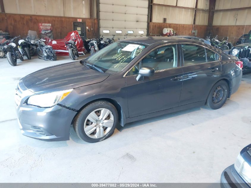 2015 Subaru Legacy 2.5I VIN: 4S3BNAA67F3020482 Lot: 39477882