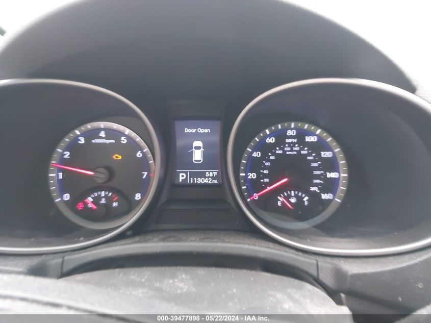 2013 Hyundai Santa Fe Gls VIN: KM8SNDHF5DU027442 Lot: 39477898