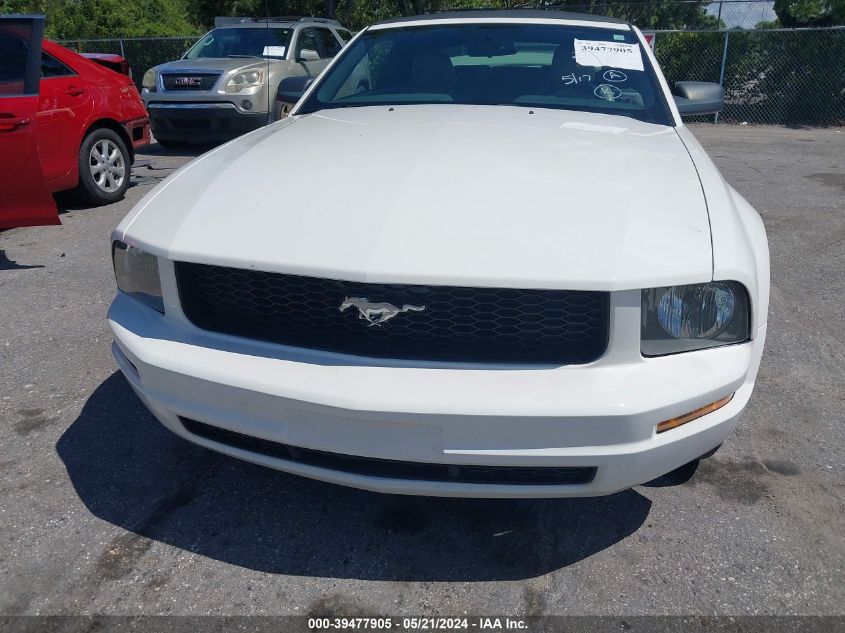 2006 Ford Mustang V6 VIN: 1ZVFT84N165226160 Lot: 39477905
