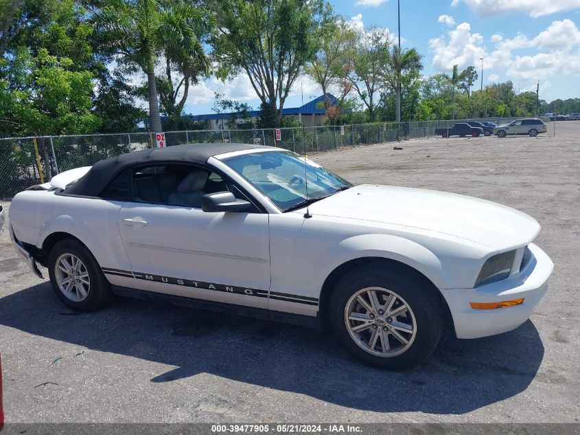 2006 Ford Mustang V6 VIN: 1ZVFT84N165226160 Lot: 39477905