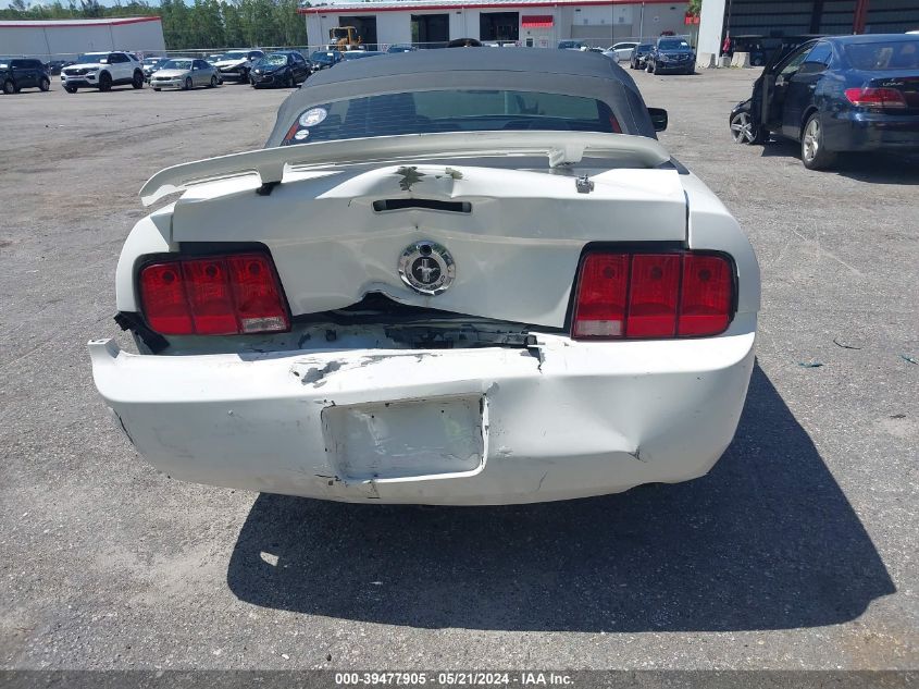 2006 Ford Mustang V6 VIN: 1ZVFT84N165226160 Lot: 39477905