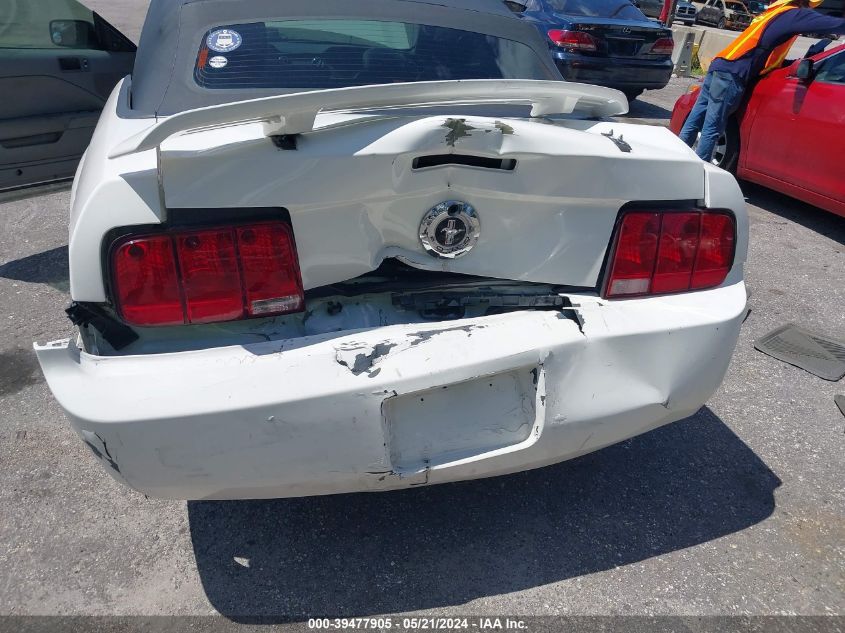 2006 Ford Mustang V6 VIN: 1ZVFT84N165226160 Lot: 39477905