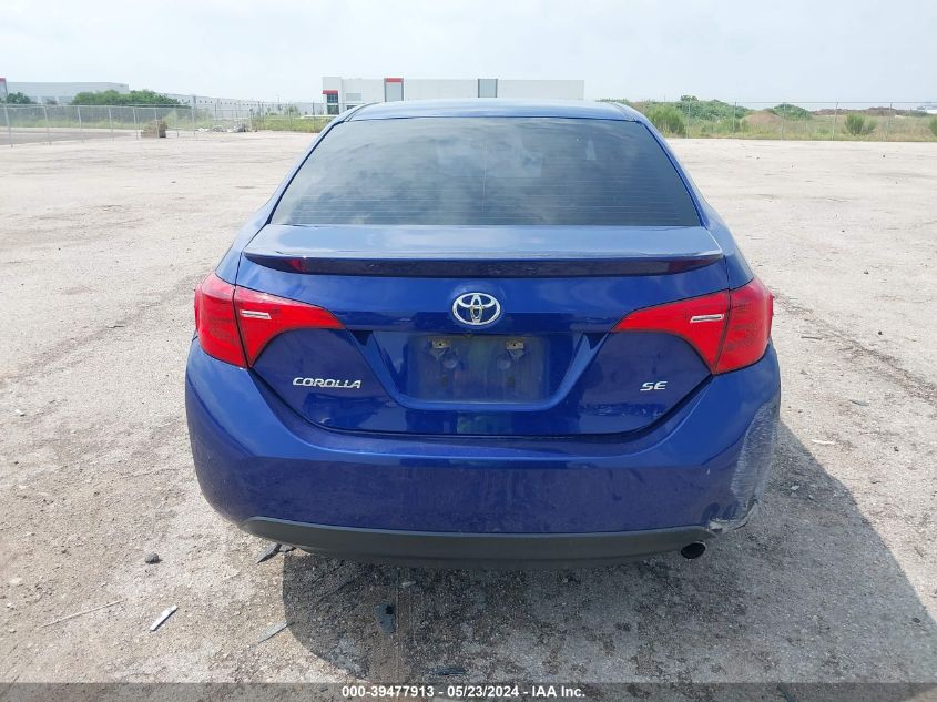 2017 Toyota Corolla Se VIN: 5YFBURHE7HP641469 Lot: 39477913
