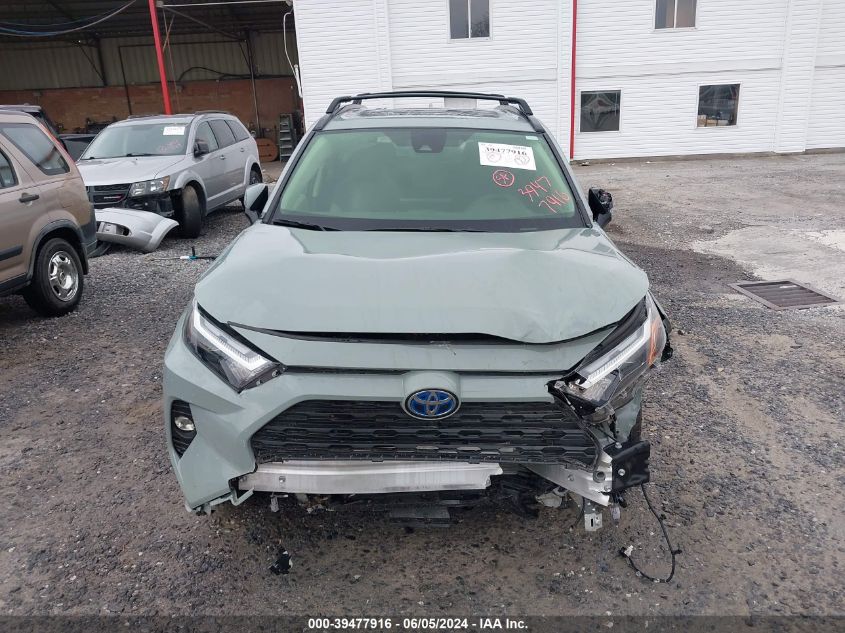 2022 Toyota Rav4 Xle Hybrid VIN: JTMRWRFV1ND153631 Lot: 39477916