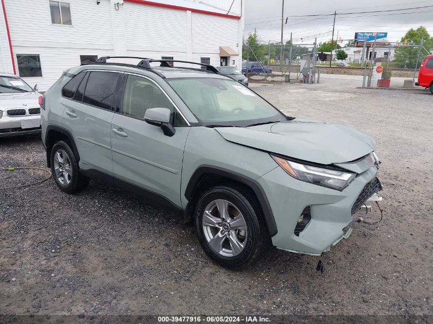 2022 Toyota Rav4 Xle Hybrid VIN: JTMRWRFV1ND153631 Lot: 39477916