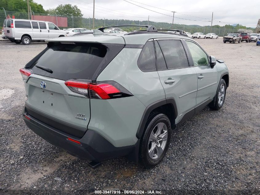 2022 Toyota Rav4 Xle Hybrid VIN: JTMRWRFV1ND153631 Lot: 39477916