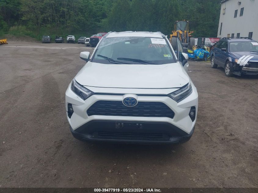 2022 Toyota Rav4 Xle Premium Hybrid VIN: 2T3B6RFV1NW037057 Lot: 39477919