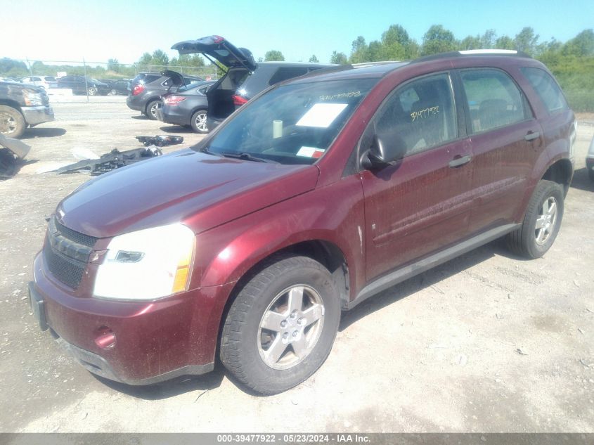 2009 Chevrolet Equinox Ls VIN: 2CNDL23F196231199 Lot: 39477922