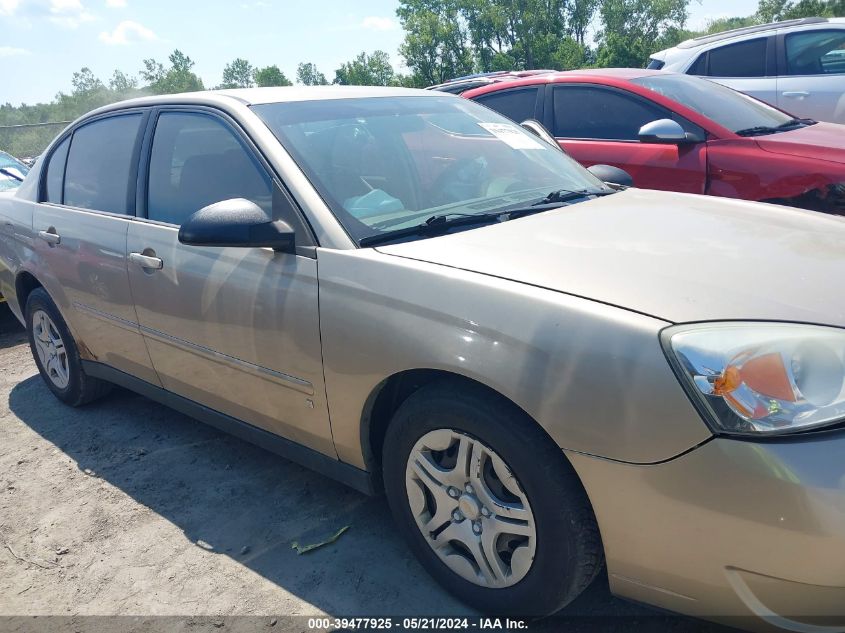 2006 Chevrolet Malibu Ls VIN: 1G1ZS51FX6F153467 Lot: 39477925