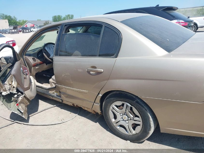 2006 Chevrolet Malibu Ls VIN: 1G1ZS51FX6F153467 Lot: 39477925