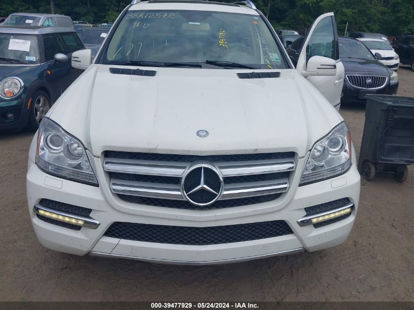 2012 Mercedes-Benz Gl 450 4Matic VIN: 4JGBF7BE6CA770545 Lot: 39477929