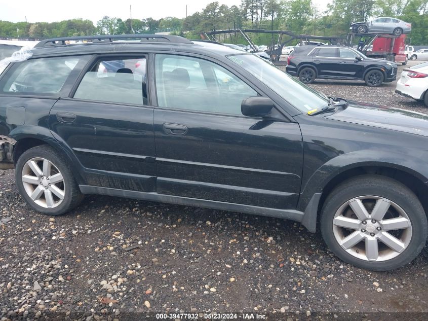 2008 Subaru Outback 2.5I/2.5I L.l. Bean Edition VIN: 4S4BP61C087305707 Lot: 39477932