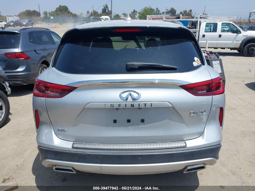 2021 Infiniti Qx50 Essential Awd VIN: 3PCAJ5CB1MF106346 Lot: 39477942