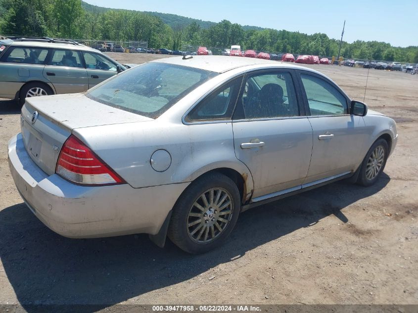 2007 Mercury Montego Premier VIN: 1MEHM43117G605258 Lot: 39477958