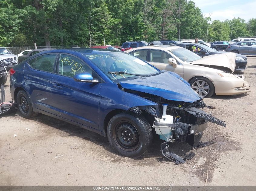 2017 Hyundai Elantra Se VIN: 5NPD74LF4HH160739 Lot: 39477974