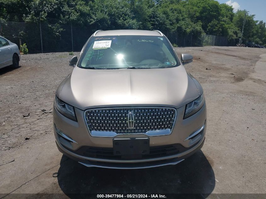 2019 Lincoln Mkc Select VIN: 5LMCJ2D99KUL20646 Lot: 39477984