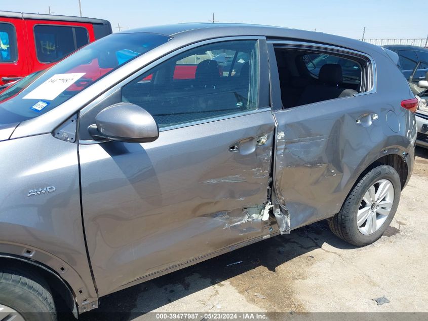 2019 Kia Sportage Lx VIN: KNDPMCAC8K7561831 Lot: 39477987