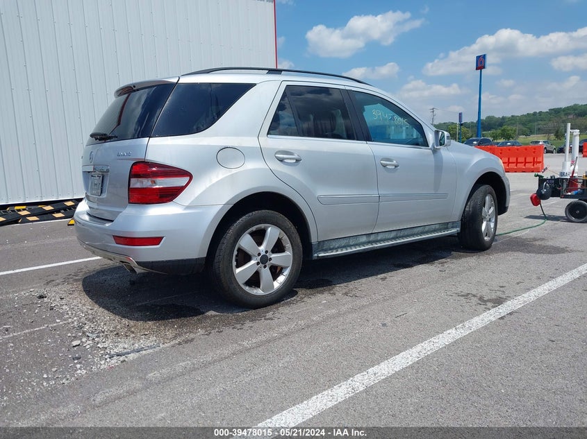 2011 Mercedes-Benz Ml 350 4Matic VIN: 4JGBB8GB6BA676082 Lot: 39478015